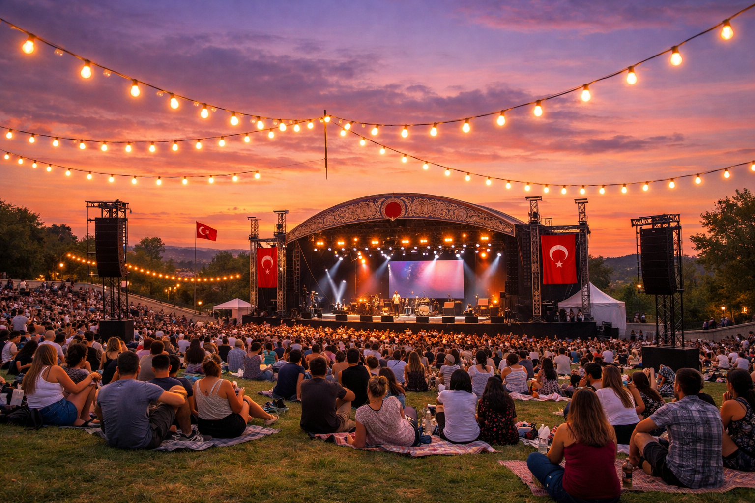 Acik hava etkinlik alani